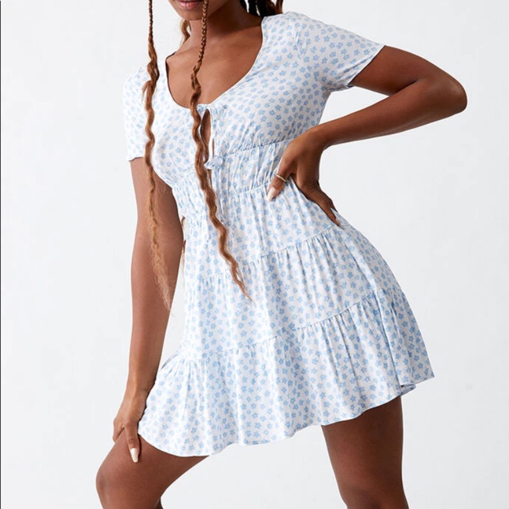 Floral mini dress